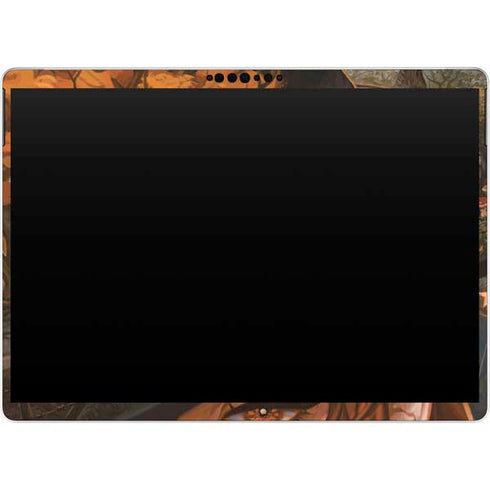 Halloween Pumpkin Witch with Fox by Ivy Dolamore Surface Pro 8 Skin